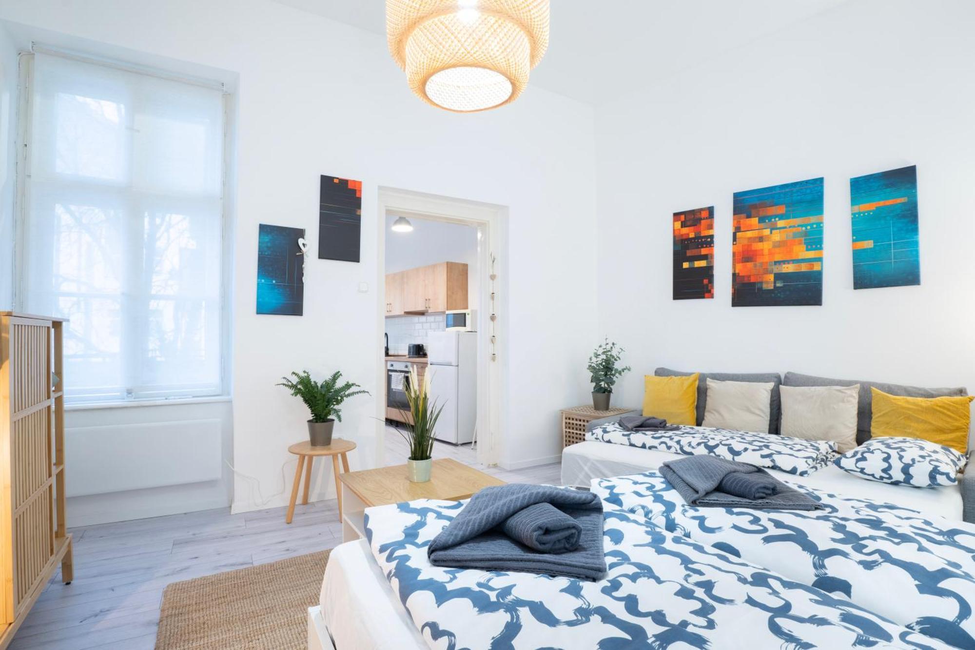 Studio In The Heart Of Party District Ka28 Budapest Bagian luar foto